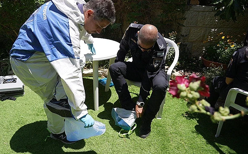 זירת הרצח וההתאבדות במבשרת ציון