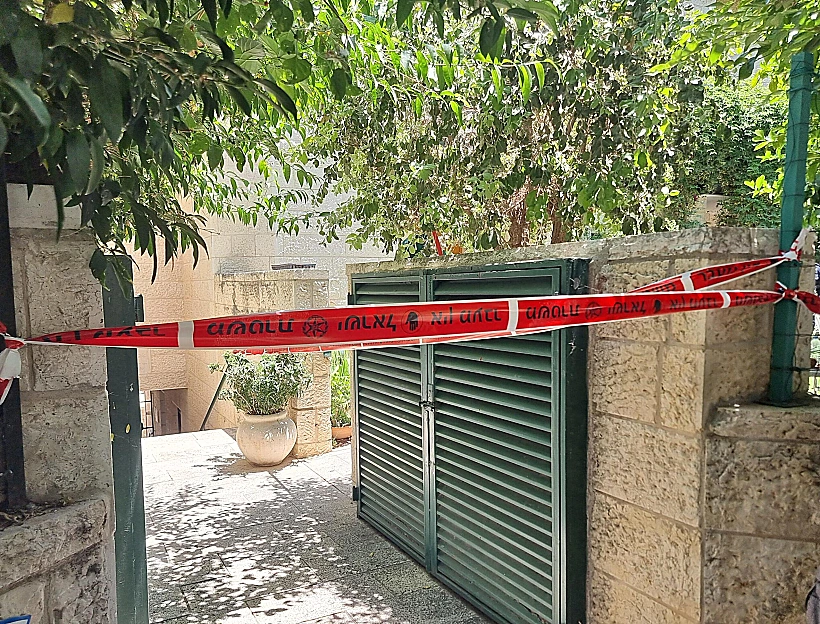 זירת הרצח וההתאבדות במבשרת ציון