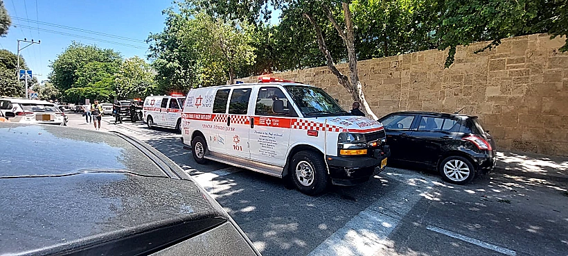 זירת האירוע בהרצליה רימון