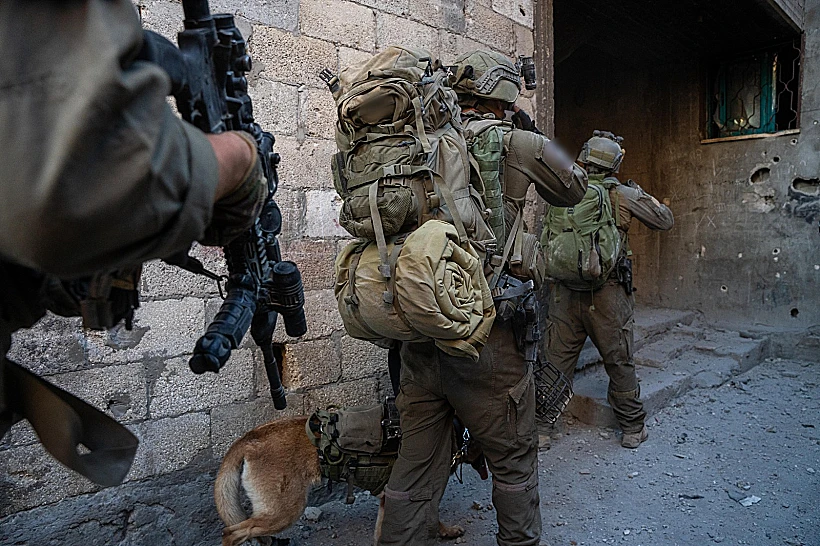 כניסת כוחות לאיתור ברצועת עזה