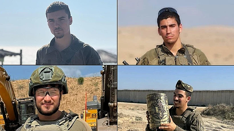 5 הנופלים באסון בבית חאנון: סמל משה ניסים פרש, סמ"ר מאיר שמעון עמר, סמ"ר נועם אהרון מסגדיאן, רס"ל בנימין אסולין