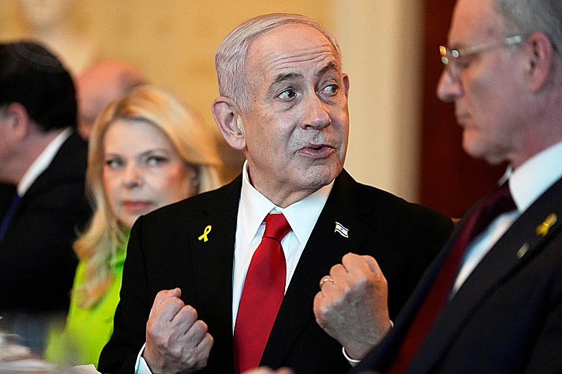 רה"מ נתניהו בפגישה בבית הלבן