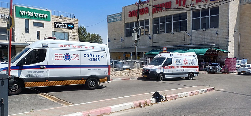 זירת הפיגוע בצומת גוש עציון