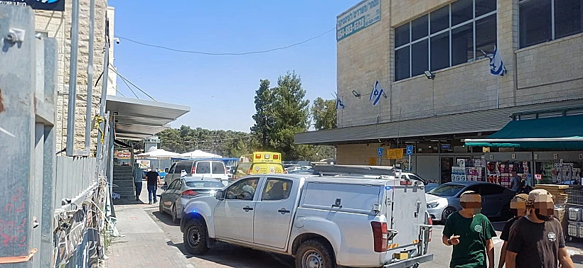 זירת הפיגוע בצומת גוש עציון