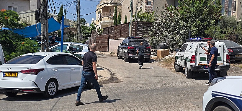 זירת הרצח הכפול בשפרעם