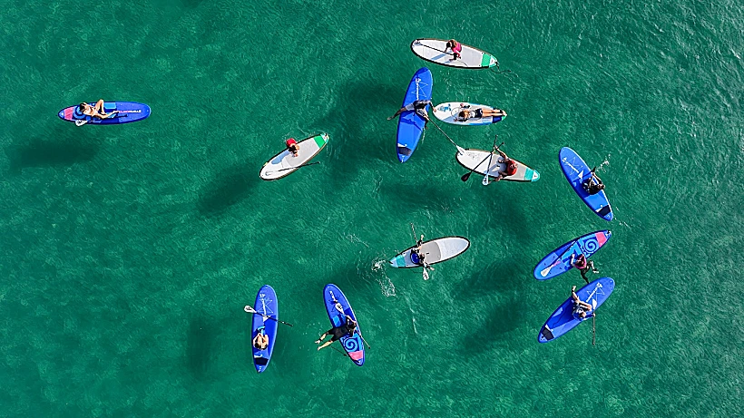 סאפ קבוצתי בחופי הרצליה
