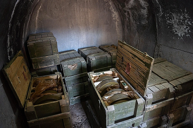 אמצעי הלחימה שהוחרמו ע"י כוחות צה"ל בגבול סוריה-לבנון