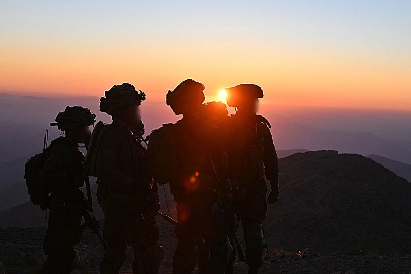 כוחות צה"ל במורדות כתר החרמון