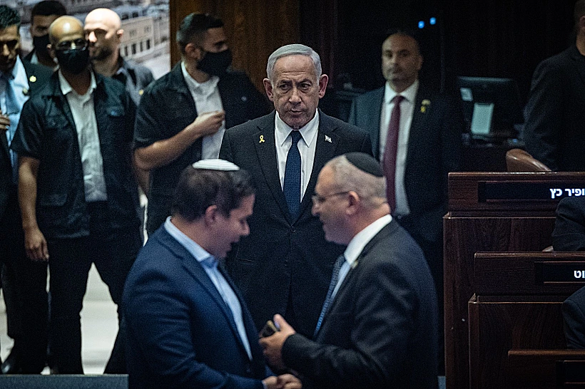 רה"מ נתניהו במליאת הכנסת