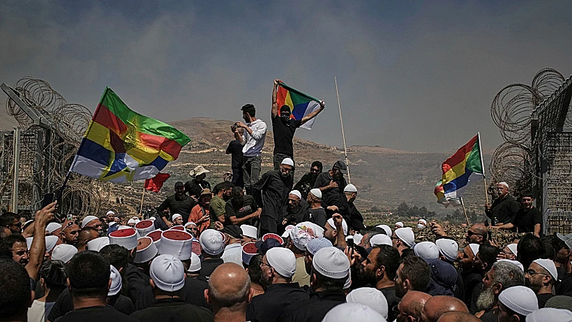 דרוזים בגבול סוריה