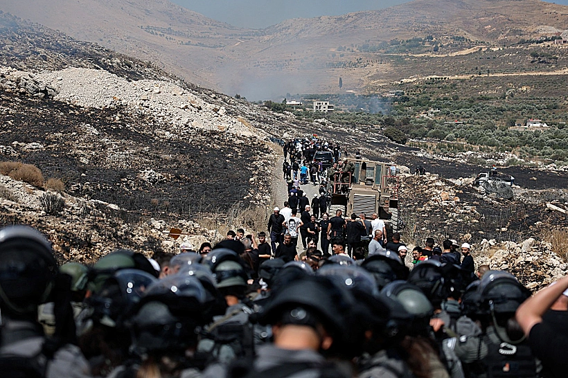לוחמי מג"ב בגבול סוריה