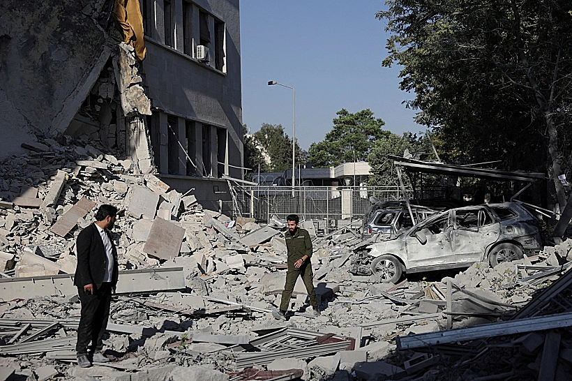 הריסות בסוריה לאחר תקיפות חיל האוויר