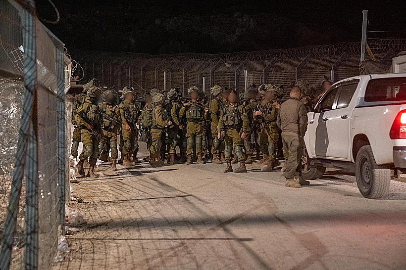 כוחות הביטחון בגדר הגבול עם סוריה, בזמן ההתקהלות