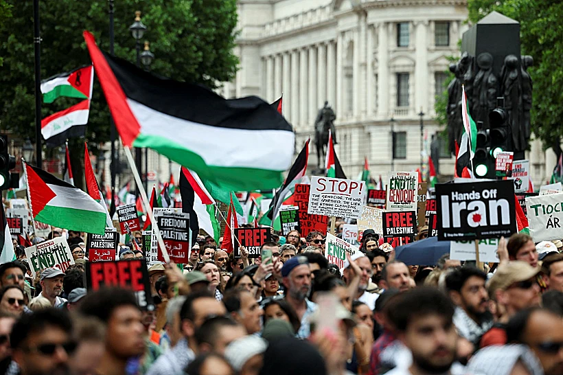הפגנות פרו-פלסטיניות בבריטניה
