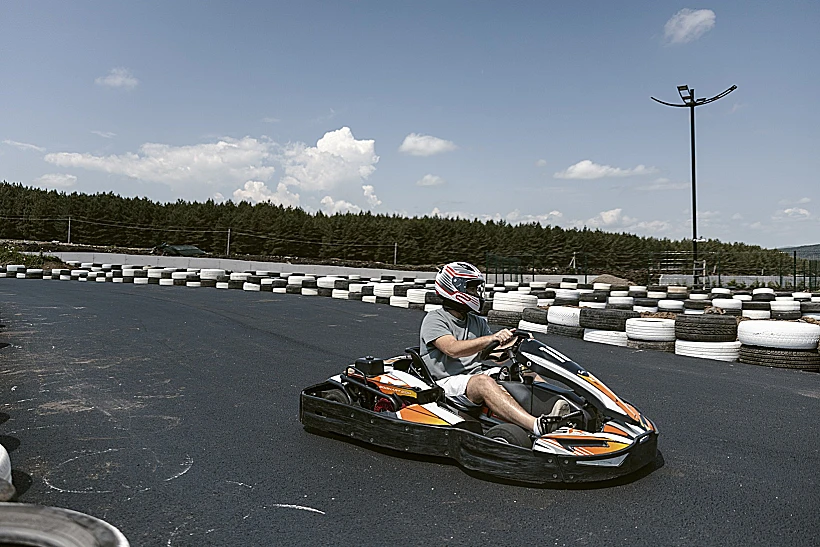 מסלול קארטינג בפארק האטרקציות באתר Kass Land