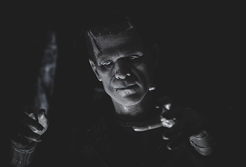 Sept,15,,2021:,frankenstein,monster,lurking,in,a,castle,dungeon