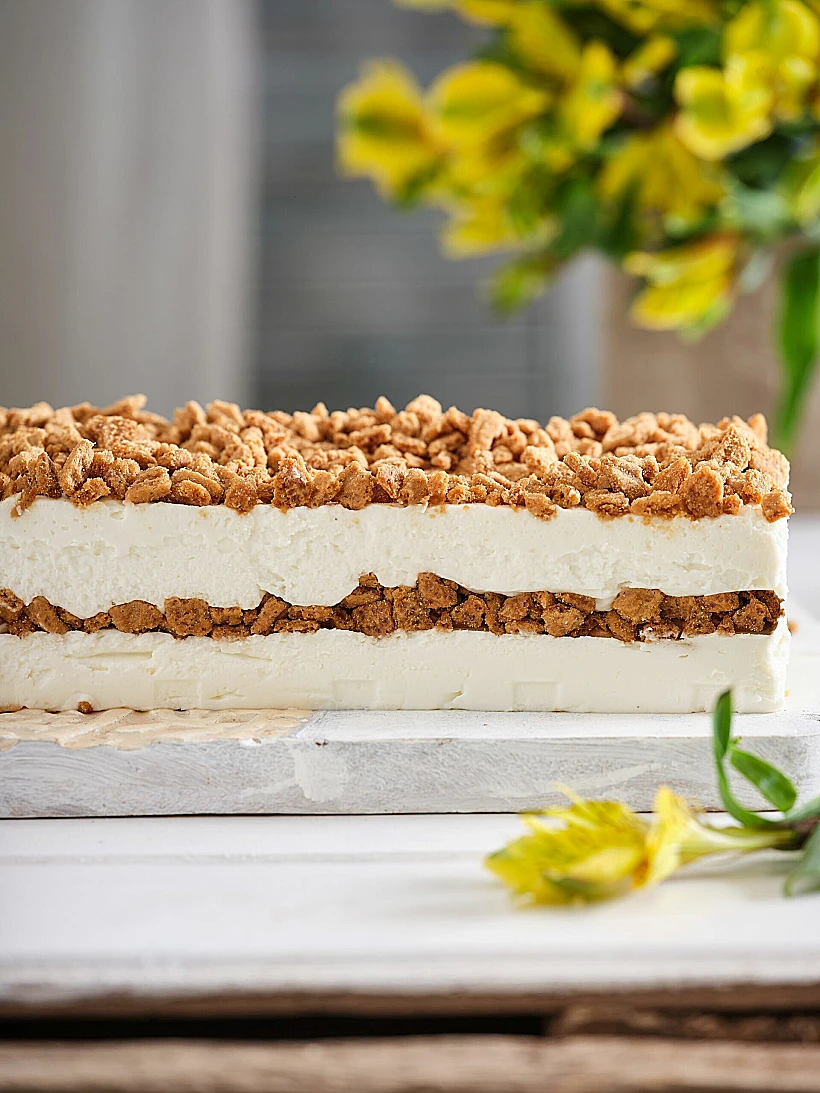 עוגת גבינה לוטוס פרווה