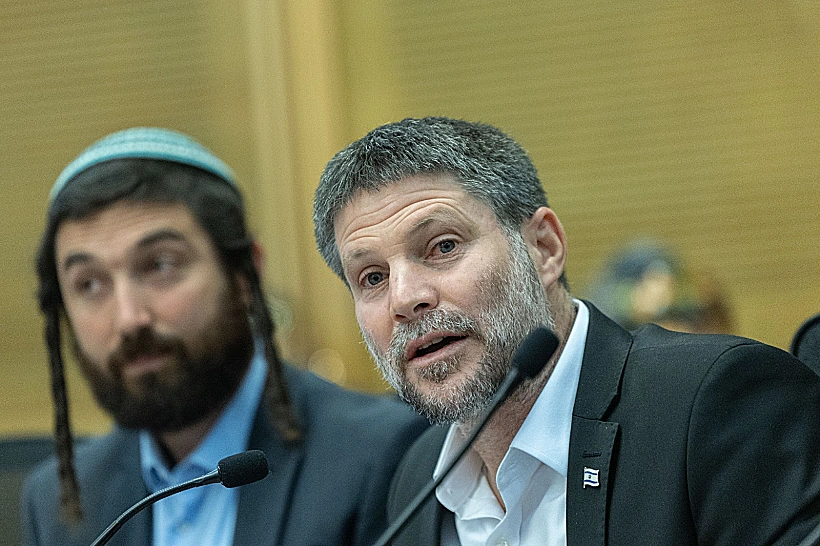 השר סמוטריץ' וח"כ סוכות בכנסת