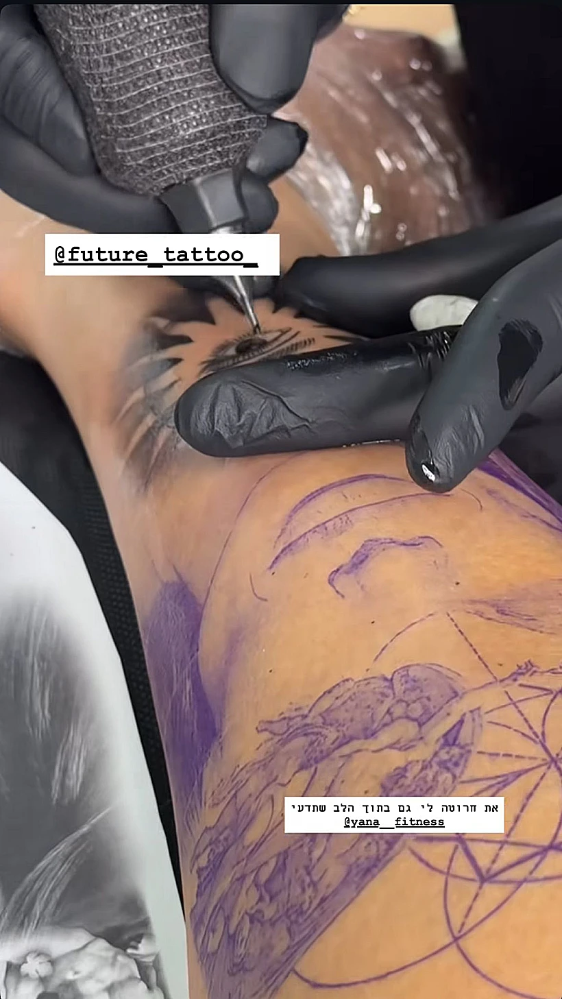 הקעקוע החדש של נתנאל רודניצקי