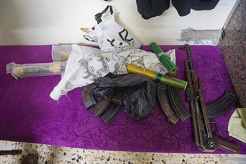 אמל"ח שאותר בדרום סוריה