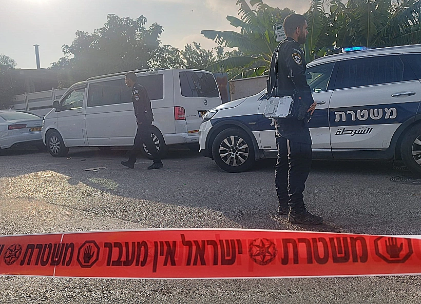 זירת הרצח בלוד