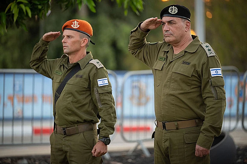 הרמטכ"ל אייל זמיר ומפקד פיקוד העורף, האלוף שי קלפר