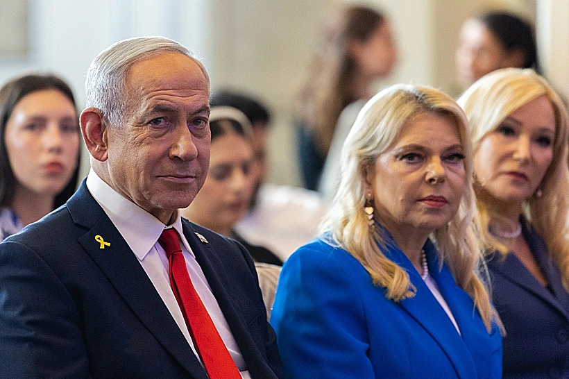 רה"מ בנימין נתניהו ורעייתו שרה