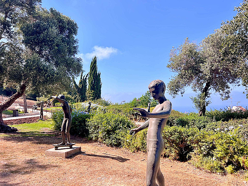 גן הפסלים של אורסולה מלבין חיפה