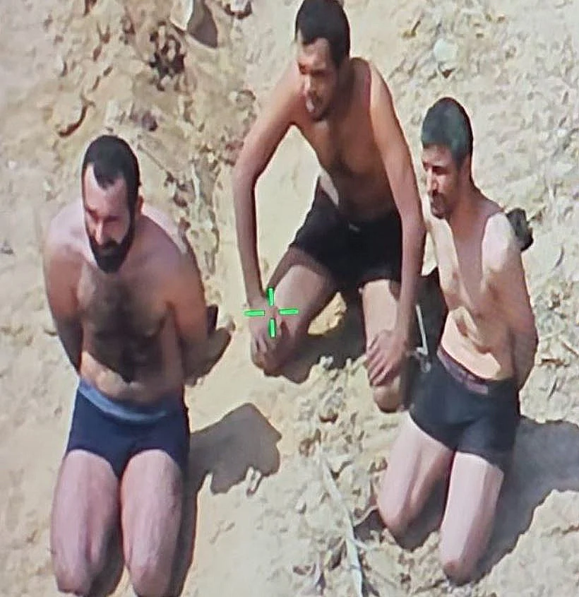 מחבלי חמאס נכנעים בבית חאנון