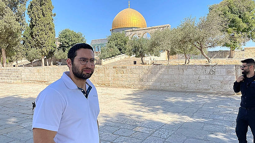 השר יצחק וסרלאוף בהר הבית