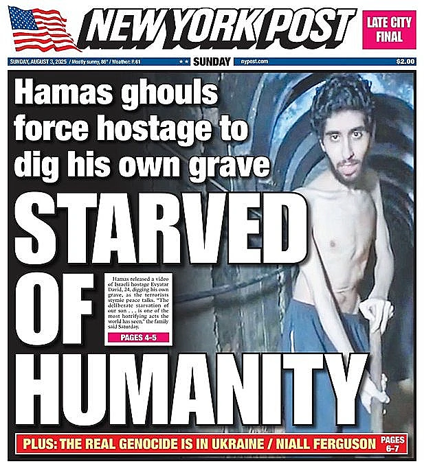 אביתר דוד על שער הניו יורק פוסט