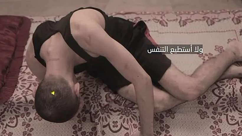 רום ברסלבסקי בסרטון שפרסם חמאס