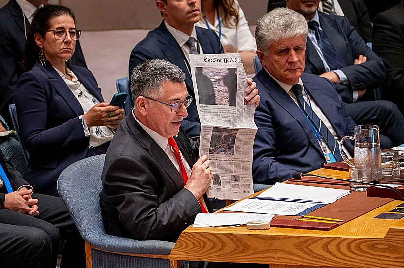 שר החוץ סער במועצת הביטחון של האו"ם