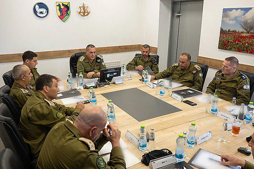 הרמטכ"ל אייל זמיר בהערכת מצב בפיקוד הדרום