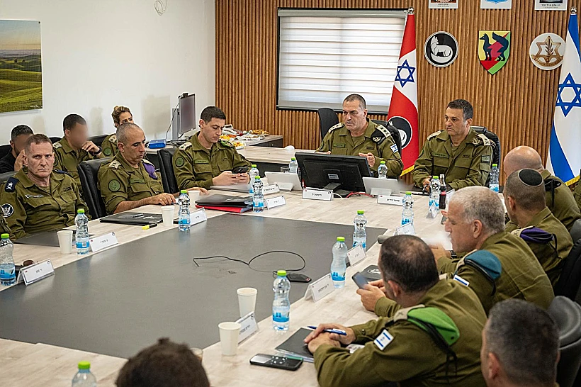 הרמטכ"ל אייל זמיר בהערכת מצב בפיקוד הדרום