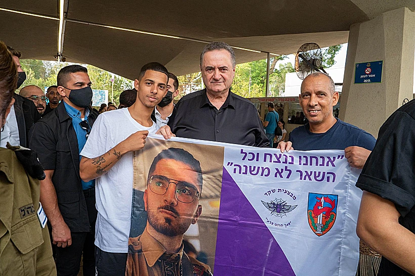 שר הביטחון ישראל כ"ץ בגיוס לחטיבת גבעתי