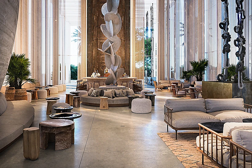 הלובי במלון איסלה בראון אילת