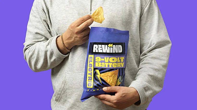 חטיף בטעם סוללת 9 וולט