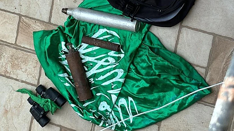 אמל"ח שנמצא בבית הסוחר ביהודה ושומרון