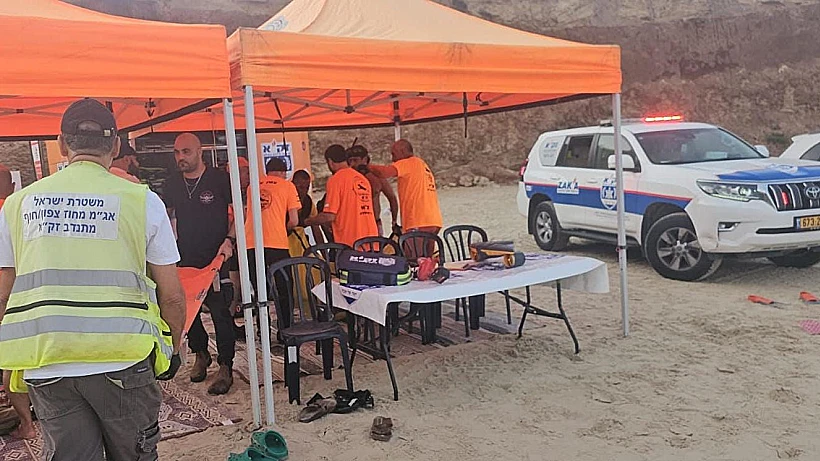 זירת הסריקות סמוך לחוף אולגה