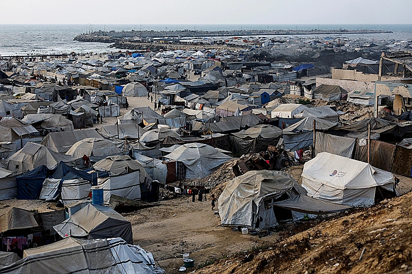 מחנה אוהלים ברצועת עזה