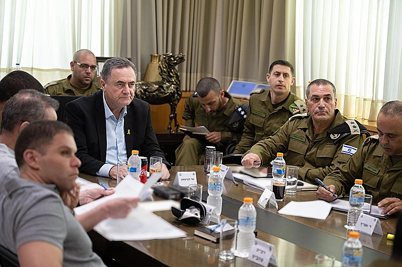 שר הביטחון ישראל כ"ץ והרמטכ"ל אייל זמיר בדיון לקראת הכניסה לעיר עזה