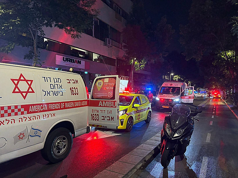 זירת הירי ברחוב הרצל בתל אביב