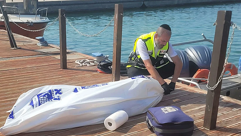 מתנדבי זק"א בזירת איתור הנעדר בכנרת