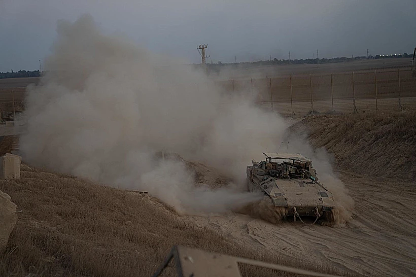 פעילות חטיבה 401 בג'באליה שברצועת עזה