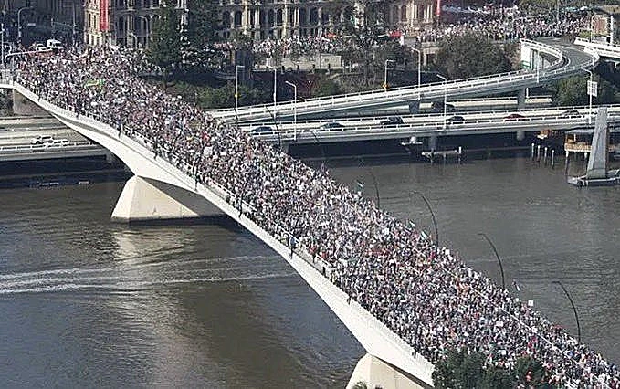 הפגנות פרו-פלסטיניות בבריסביין, אוסטרליה