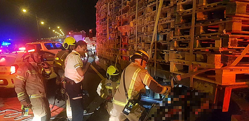 תאונת הדרכים שבה נהרג קאזם חליליה