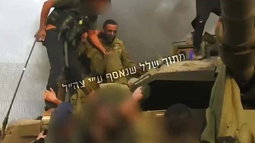 מתוך סרטון החטיפה של נמרוד כהן