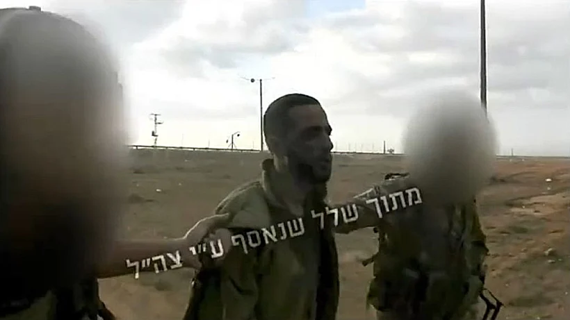 מתוך סרטון החטיפה של נמרוד כהן