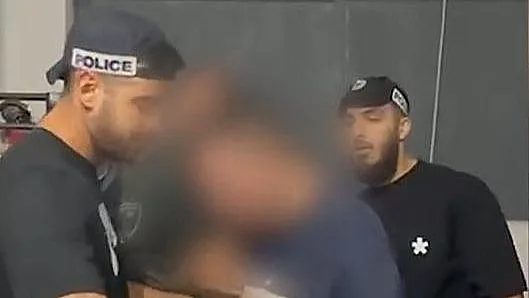 רגעי מעצר השב"חים והחשודים בהלנת שב"חים בתל אביב